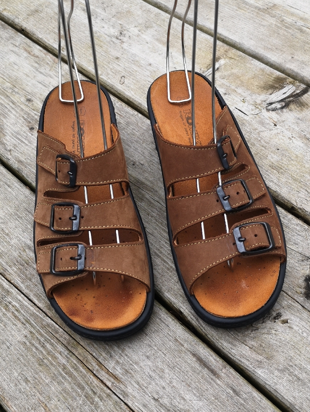 Romika leather slip-on sandals - Picture 12 of 12